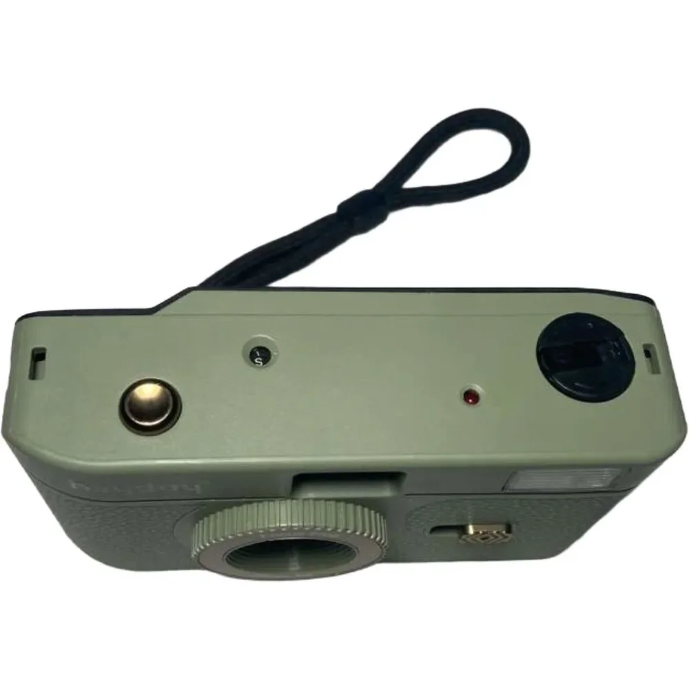 Heyday 35mm Reusable Film Camera Jade Green w/ Built‑In Flash Point and Shoot